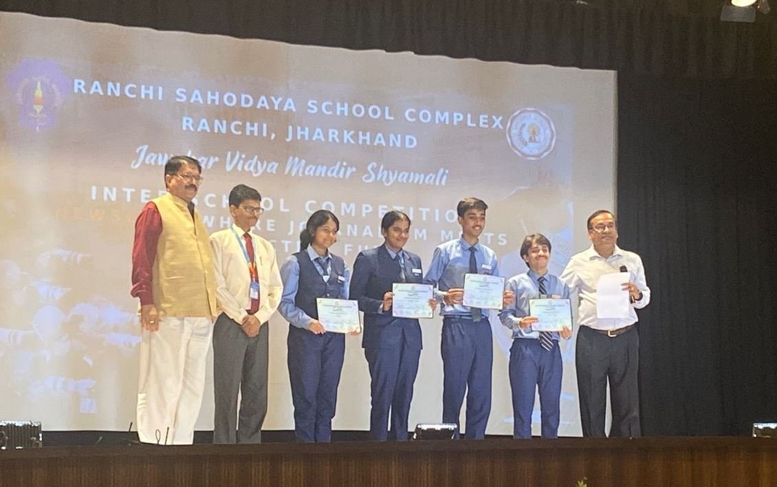 समाचारों को अभिनय में ढाल कर सरला बिरला पब्लिक स्कूल ने रचा कीर्तिमान