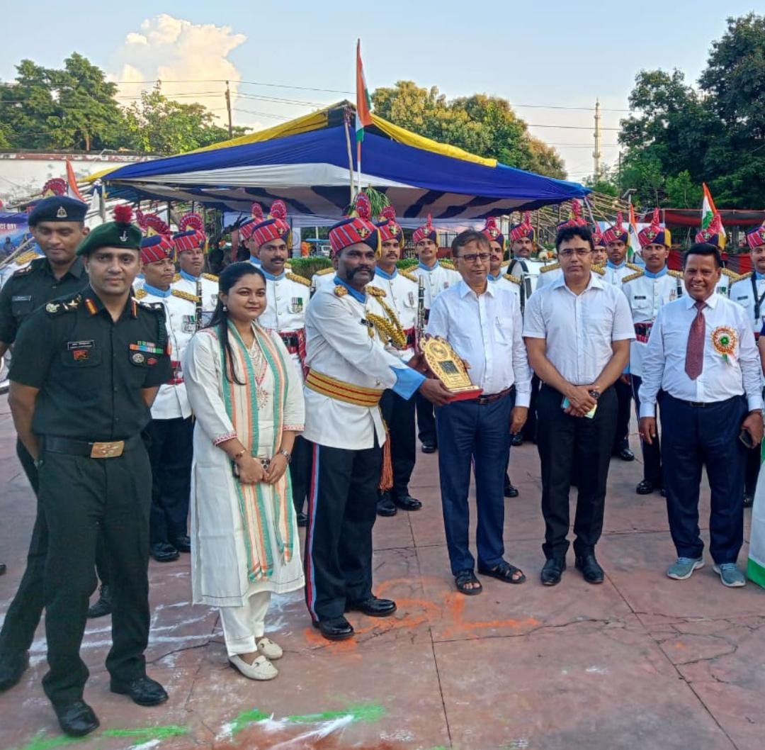 गया संग्रहालय परिसर में 79वें स्वतंत्रता दिवस: सैन्य बैंड की गूंज और देशभक्ति का अद्वितीय संगम