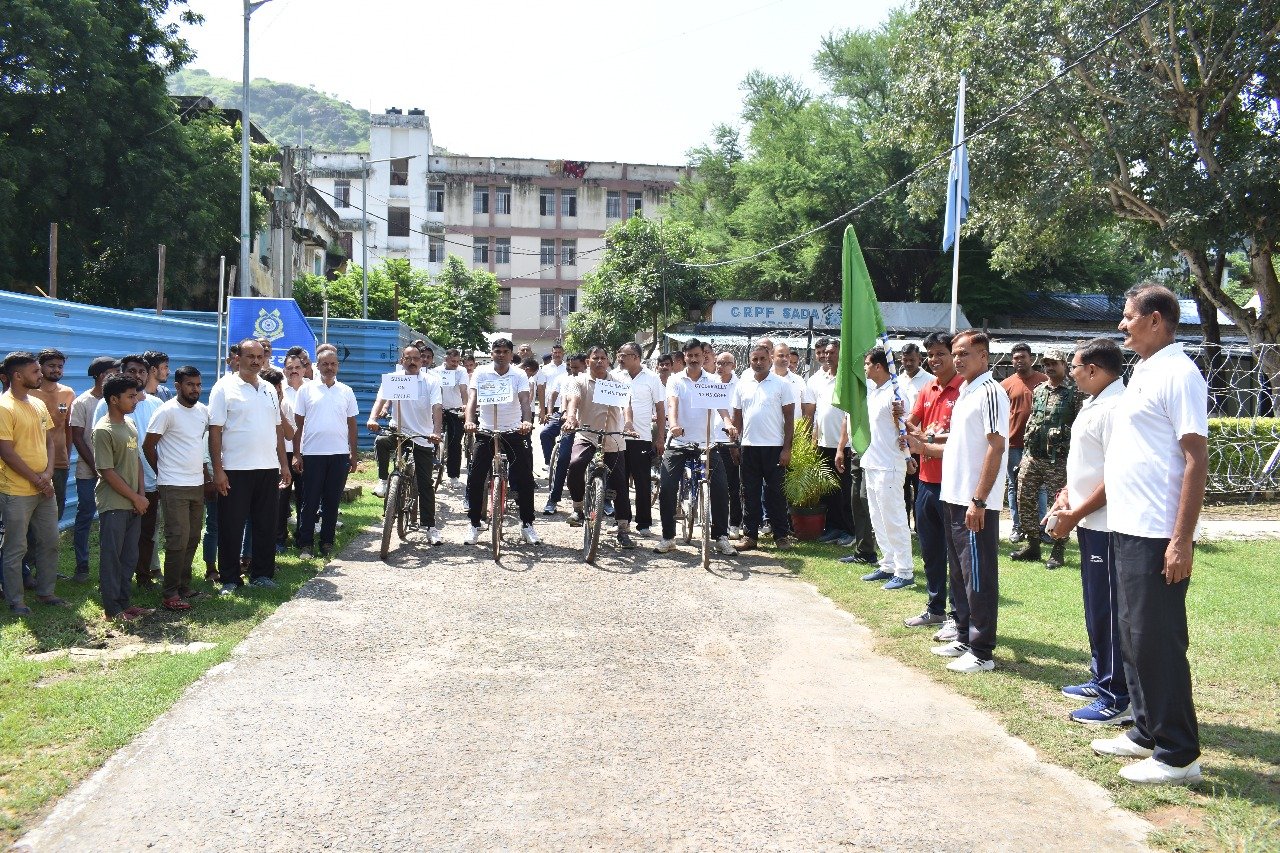 राष्ट्रीय खेल दिवस पर 47 बटालियन सीआरपीएफ द्वारा खेलकूद कार्यक्रम