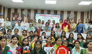 जीबीएम कॉलेज में विज्ञान संकाय की छात्राओं ने "बेस्ट अॉउट अॉफ वेस्ट" विषय पर लगाया "क्रॉफ्ट एक्ज़िबिशन" ज़ूलॉजी, बॉटनी, केमेस्ट्री एवं फिजिक्स की छात्राओं ने वेस्ट से बनाये बेस्ट क्रॉफ्ट्स