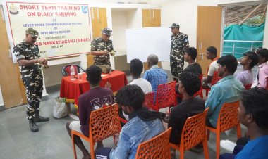 सशस्त्र सीमा बल ने सीमावर्ती किसानों को दिया डेयरी फार्मिंग का प्रशिक्षण