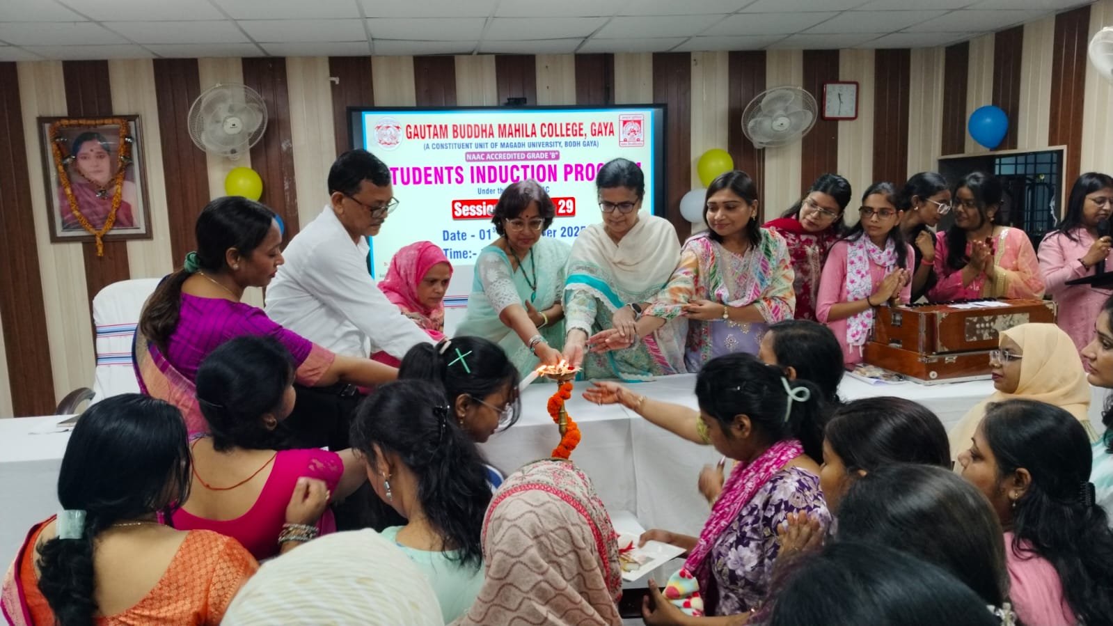 जीबीएम कॉलेज में स्नातक कक्षाओं में नवनामांकित सेमेस्टर वन की छात्राओं के लिए स्टूडेंट इंडक्शन प्रोग्राम का हुआ आयोजन