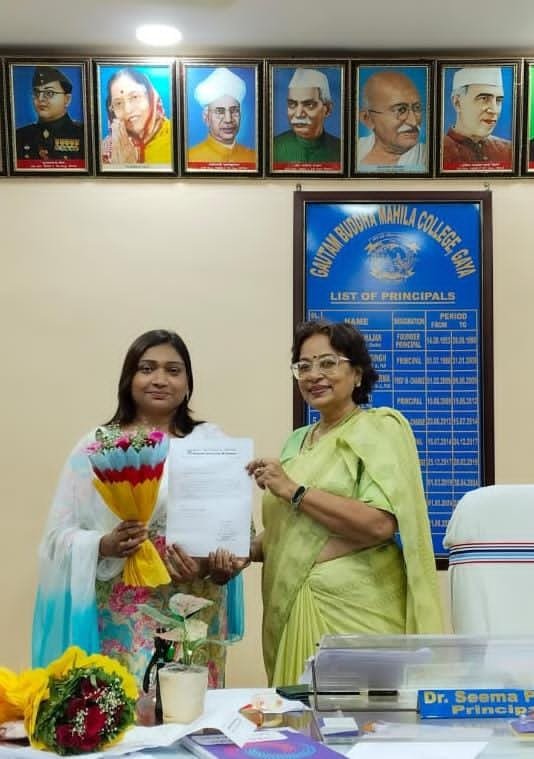 जीबीएम कॉलेज की एनएसएस प्रोग्राम अॉफिसर बनीं डॉ. रश्मि प्रियदर्शनी, प्रधानाचार्या डॉ. सीमा पटेल ने डॉ रश्मि को दीं हार्दिक शुभकामनाएं