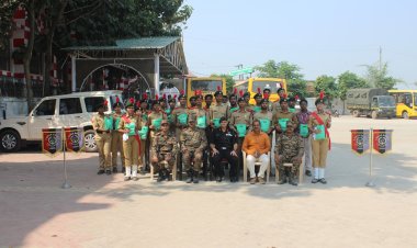 छह बिहार बटालियन ने किया पौधरोपण