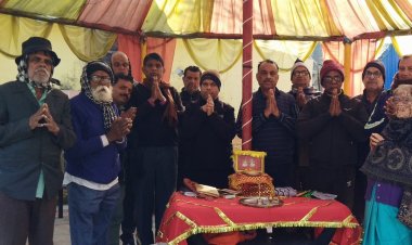 अस्वस्थ बच्चों की शीघ्र स्वास्थ्य कामना के लिए सामुहिक प्रार्थना का आयोजन 