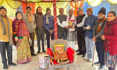 विजय केसरी को 'राष्ट्रीय गौरव सम्मान' से  सम्मानित किया गया