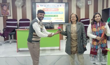 जीबीएम कॉलेज में एनएसएस इकाई एवं कला परिषद की ओर से "पेपर अॉर्ट एग्ज़ीबिशन" का हुआ आयोजन, छात्राओं ने ओरिगेमी की विभिन्न विधियों को देखा, समझा, और सीखा