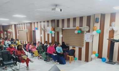 जीबीएम कॉलेज में एचसीएल टेकबी कंपनी द्वारा लगाया गया प्लेसमेंट कैंप, पंजीकरण के उपरांत 18 छात्राओं ने कंपनी द्वारा आयोजित प्लेसमेंट पात्रता परीक्षा में भाग लिया