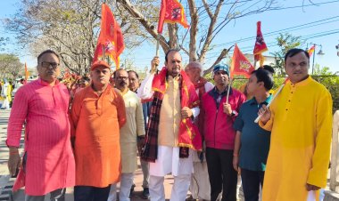 नवनिर्मित हनुमान मंदिर में तीन दिवसीय प्राण-प्रतिष्ठा समारोह का शुभारंभ 