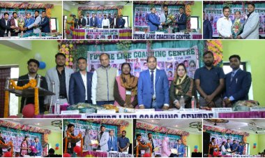 फ्यूचर लाइन कोचिंग सेंटर में 10वी के छात्र-छात्राओं का विदाई समारोह आयोजित कर संस्थान का प्रमाण पत्र देकर किया गय विदाई:- मो दाऊद