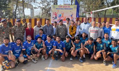 137वीं बटालियन सीआरपीएफ द्वारा वॉलीबॉल टूर्नामेंट का भव्य समापन