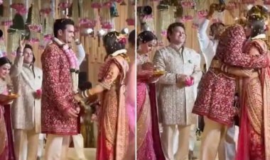 सचिन तेंदुलकर के बेटे अर्जुन तेंदुलकर की हुई शादी, सानिया के साथ लिए सात फेरे, अमिताभ, अंबानी, राहुल द्रविड़ और धोनी भी हुए शामिल