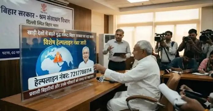 खाड़ी देशों में फंसे प्रवासी बिहारियों के लिए हेल्पलाइन नंबर जारी, नीतीश सरकार का बड़ा कदम
